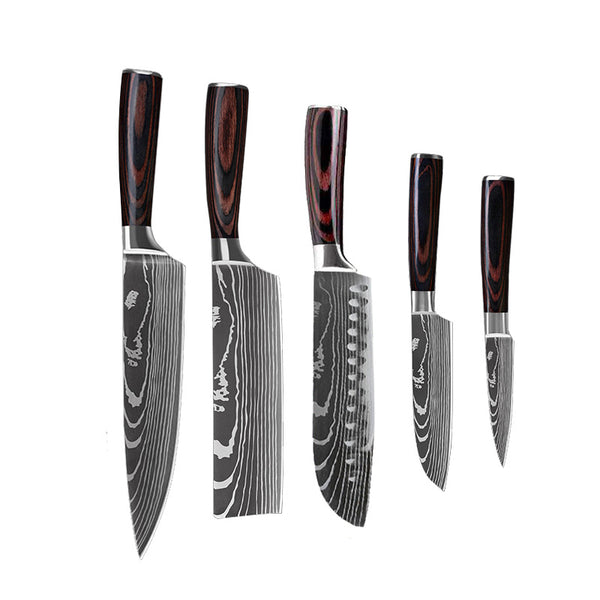 Damascus Chef Knife Set