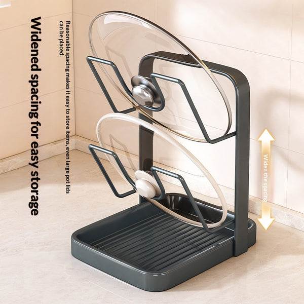 TidyRack Pot Lid & Utensil Organizer