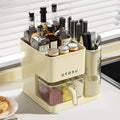 All-in-One Kitchen Organizer — Knife Block, Chopstick Box & Utensil Holder
