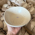 Speckled Ceramic Yogurt Bowls & Salad Plates