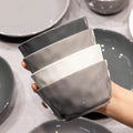 Nordic Black & White Ceramic Tableware Set