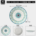 Relief Carved Melamine Plates & Pasta Bowls