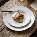 Embossed Retro Ceramic Dinner Plates