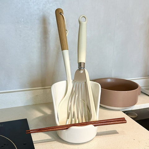 Japanese Kitchen Utensil & Pot Lid Organizer Tray