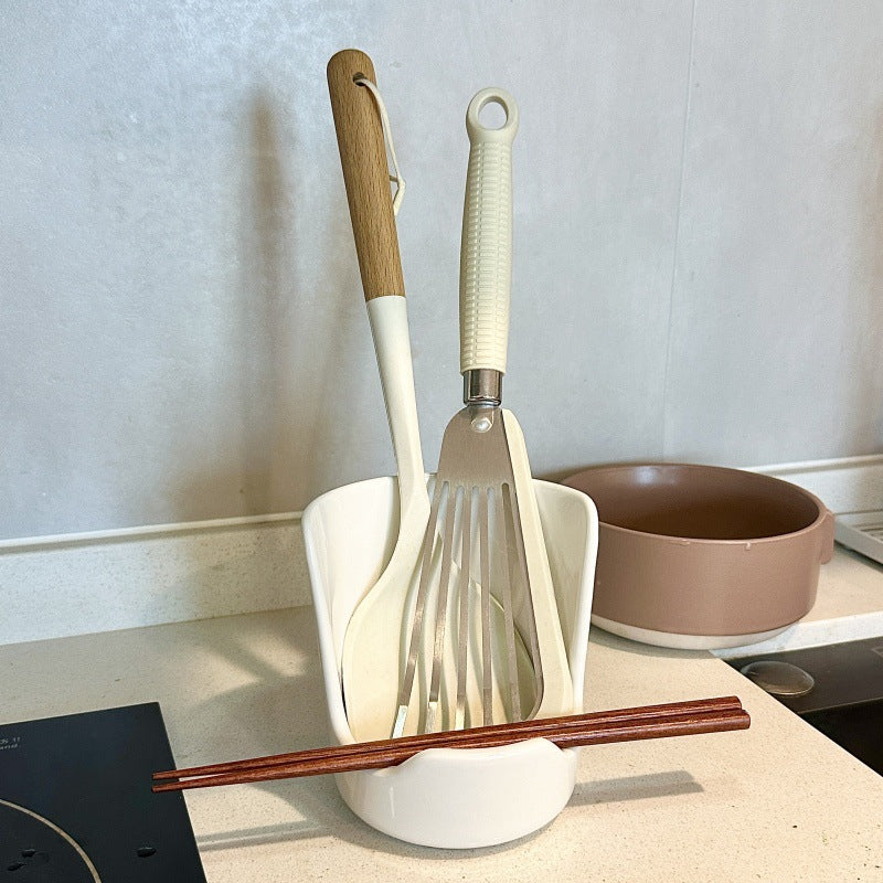 Japanese Kitchen Utensil & Pot Lid Organizer Tray