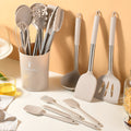 14-Piece Stainless Handle Silicone Cookware Set