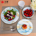 7-Piece Melamine Dinnerware Set