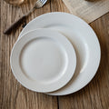 Embossed Retro Ceramic Dinner Plates