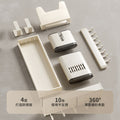 Wall-Mounted Aluminum Kitchen Spice Rack