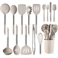 14-Piece Stainless Handle Silicone Cookware Set