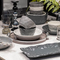 Nordic Black & White Ceramic Tableware Set