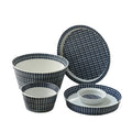 Classic Plaid Ceramic Dinner Plates