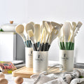 12-Piece Colorful Silicone Kitchen Utensil Set