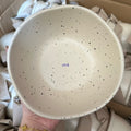 Speckled Ceramic Yogurt Bowls & Salad Plates