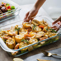 Microwave-Safe Rectangular Glass Baking Dish