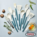 12-Piece Colorful Silicone Kitchen Utensil Set